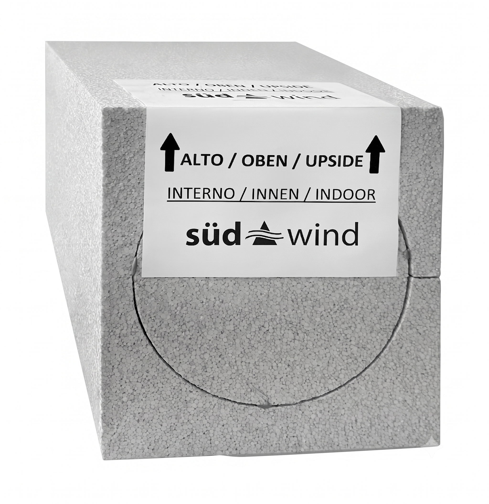Nástěnný kryt Südwind z EPS pro Ambientiku - DN 160