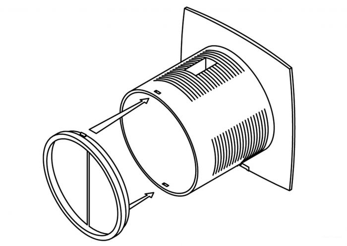 Protiprůvanová fólie pro Leaf Axial 4 - Leaf Ventilation - 531298