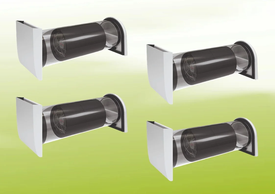 4x Viessmann Vitovent 050-D Typ H20E A43 bez ovládacího panelu - nerezová ocel - Z025292